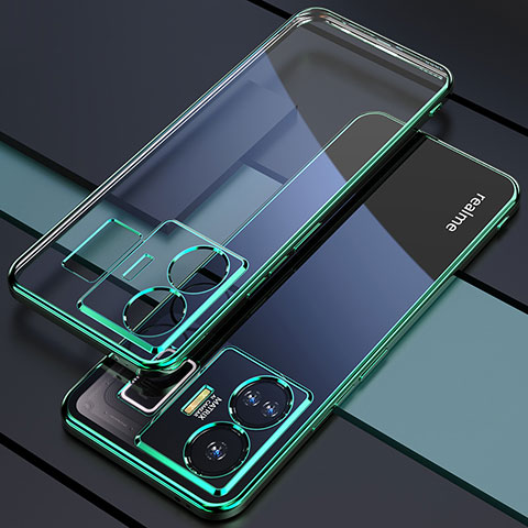 Coque Ultra Fine TPU Souple Housse Etui Transparente H01 pour Realme GT Neo5 240W 5G Vert