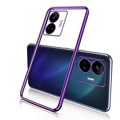 Coque Ultra Fine TPU Souple Housse Etui Transparente H01 pour Realme GT Neo5 SE 5G Violet