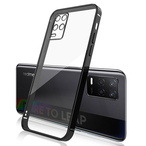 Coque Ultra Fine TPU Souple Housse Etui Transparente H01 pour Realme V13 5G Noir