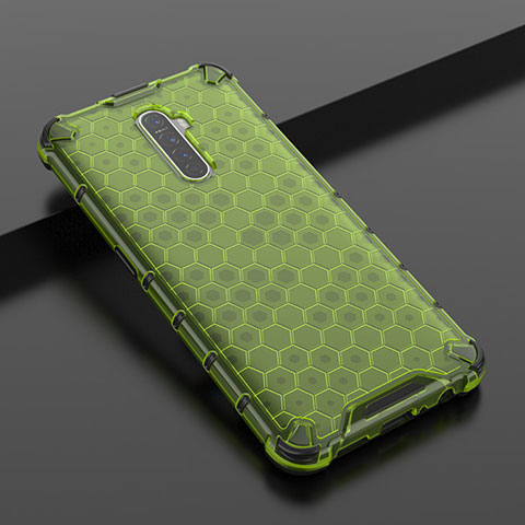 Coque Ultra Fine TPU Souple Housse Etui Transparente H01 pour Realme X2 Pro Vert