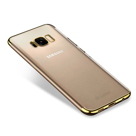 Coque Ultra Fine TPU Souple Housse Etui Transparente H01 pour Samsung Galaxy S8 Or