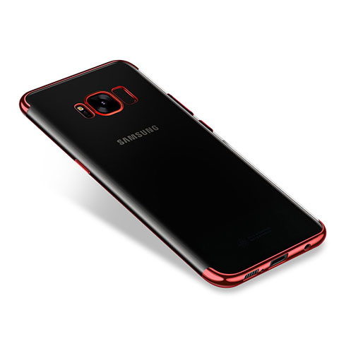 Coque Ultra Fine TPU Souple Housse Etui Transparente H01 pour Samsung Galaxy S8 Rouge