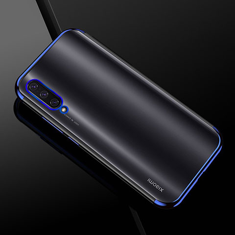 Coque Ultra Fine TPU Souple Housse Etui Transparente H01 pour Xiaomi CC9e Bleu