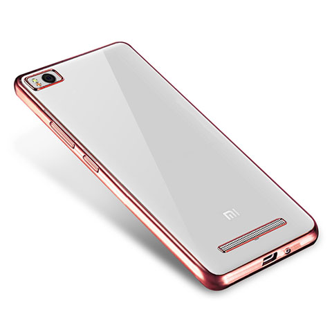 Coque Ultra Fine TPU Souple Housse Etui Transparente H01 pour Xiaomi Mi 4i Or Rose