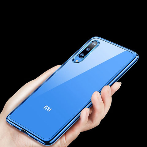 Coque Ultra Fine TPU Souple Housse Etui Transparente H01 pour Xiaomi Mi 9 Bleu