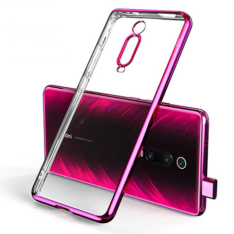 Coque Ultra Fine TPU Souple Housse Etui Transparente H01 pour Xiaomi Mi 9T Rouge