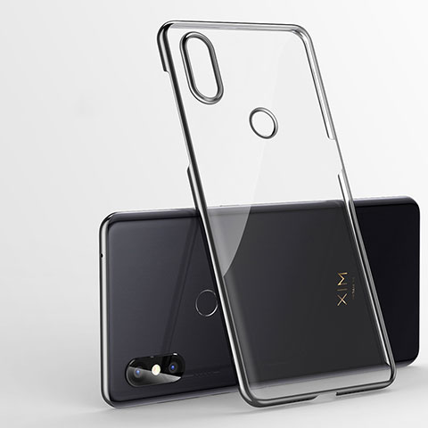 Coque Ultra Fine TPU Souple Housse Etui Transparente H01 pour Xiaomi Mi Mix 3 Noir