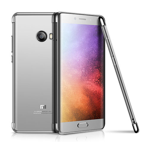 Coque Ultra Fine TPU Souple Housse Etui Transparente H01 pour Xiaomi Mi Note 2 Special Edition Argent