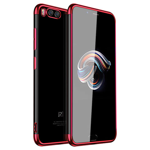 Coque Ultra Fine TPU Souple Housse Etui Transparente H01 pour Xiaomi Mi Note 3 Rouge