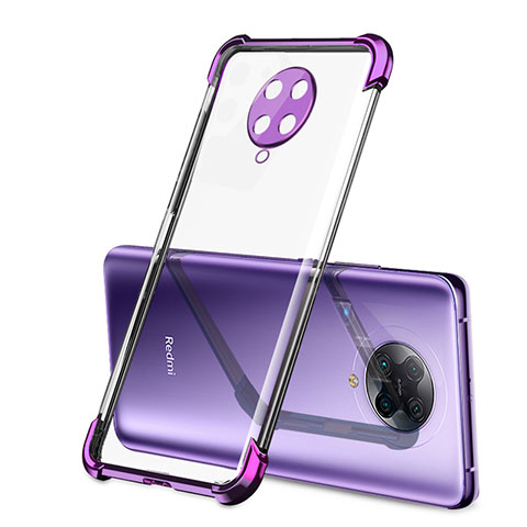 Coque Ultra Fine TPU Souple Housse Etui Transparente H01 pour Xiaomi Poco F2 Pro Violet