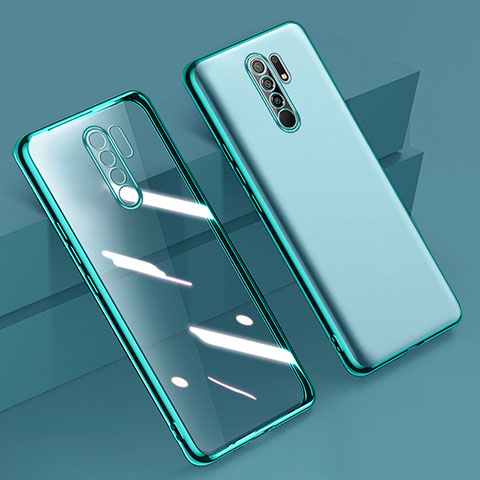 Coque Ultra Fine TPU Souple Housse Etui Transparente H01 pour Xiaomi Poco M2 Vert