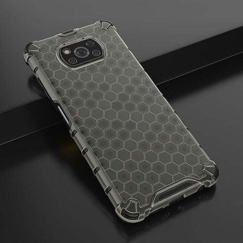 Coque Ultra Fine TPU Souple Housse Etui Transparente H01 pour Xiaomi Poco X3 Noir