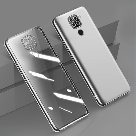 Coque Ultra Fine TPU Souple Housse Etui Transparente H01 pour Xiaomi Redmi 10X 4G Argent