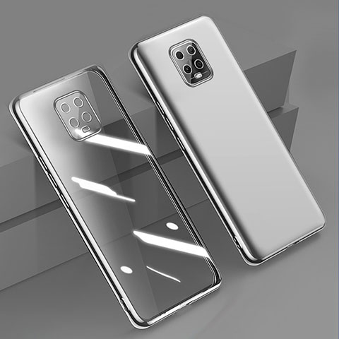 Coque Ultra Fine TPU Souple Housse Etui Transparente H01 pour Xiaomi Redmi 10X 5G Argent