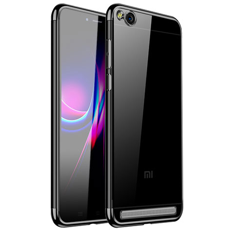 Coque Ultra Fine TPU Souple Housse Etui Transparente H01 pour Xiaomi Redmi 5A Noir