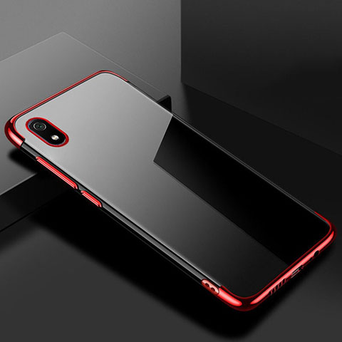 Coque Ultra Fine TPU Souple Housse Etui Transparente H01 pour Xiaomi Redmi 7A Rouge