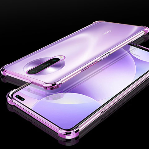 Coque Ultra Fine TPU Souple Housse Etui Transparente H01 pour Xiaomi Redmi K30 4G Violet