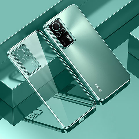 Coque Ultra Fine TPU Souple Housse Etui Transparente H01 pour Xiaomi Redmi K60E 5G Vert