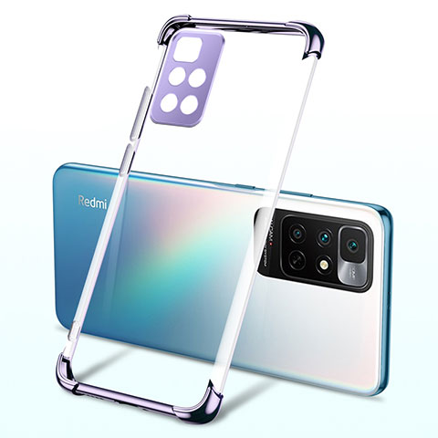 Coque Ultra Fine TPU Souple Housse Etui Transparente H01 pour Xiaomi Redmi Note 11 4G (2021) Violet