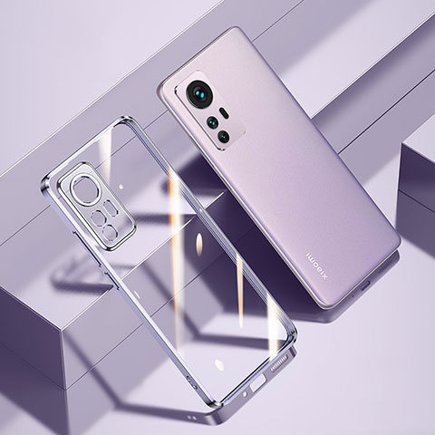 Coque Ultra Fine TPU Souple Housse Etui Transparente H01 pour Xiaomi Redmi Note 12S Violet