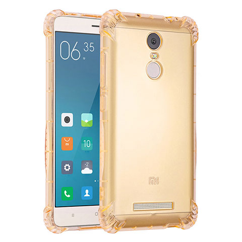 Coque Ultra Fine TPU Souple Housse Etui Transparente H01 pour Xiaomi Redmi Note 3 MediaTek Or