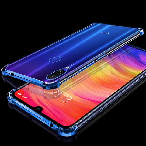 Coque Ultra Fine TPU Souple Housse Etui Transparente H01 pour Xiaomi Redmi Note 7 Pro Bleu