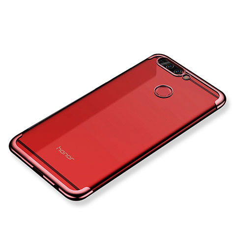 Coque Ultra Fine TPU Souple Housse Etui Transparente H02 pour Huawei Honor 8 Pro Rouge