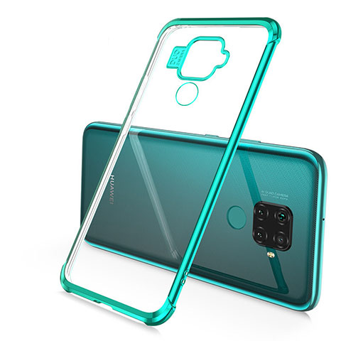 Coque Ultra Fine TPU Souple Housse Etui Transparente H02 pour Huawei Mate 30 Lite Vert