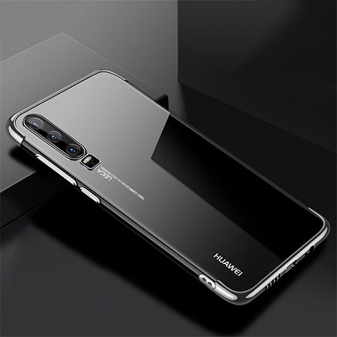 Coque Ultra Fine TPU Souple Housse Etui Transparente H02 pour Huawei P30 Argent