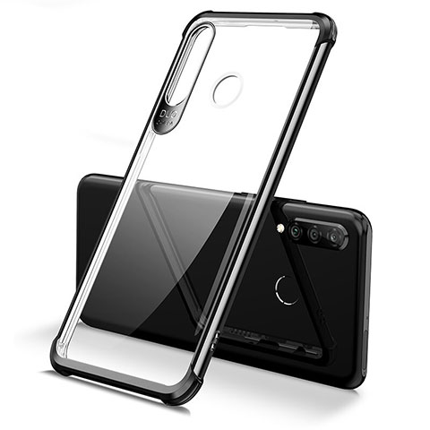 Coque Ultra Fine TPU Souple Housse Etui Transparente H02 pour Huawei P30 Lite XL Noir