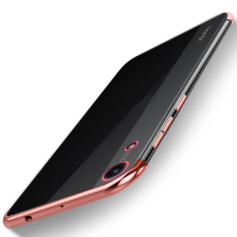 Coque Ultra Fine TPU Souple Housse Etui Transparente H02 pour Huawei Y6 Prime (2019) Or Rose