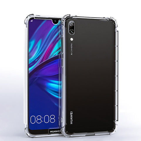 Coque Ultra Fine TPU Souple Housse Etui Transparente H02 pour Huawei Y7 (2019) Clair