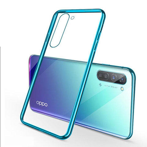 Coque Ultra Fine TPU Souple Housse Etui Transparente H02 pour Oppo K7 5G Vert