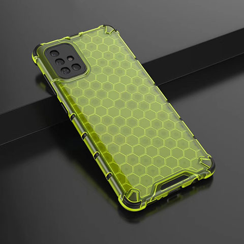 Coque Ultra Fine TPU Souple Housse Etui Transparente H02 pour Samsung Galaxy A71 4G A715 Vert