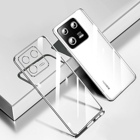Coque Ultra Fine TPU Souple Housse Etui Transparente H02 pour Xiaomi Mi 13 5G Argent