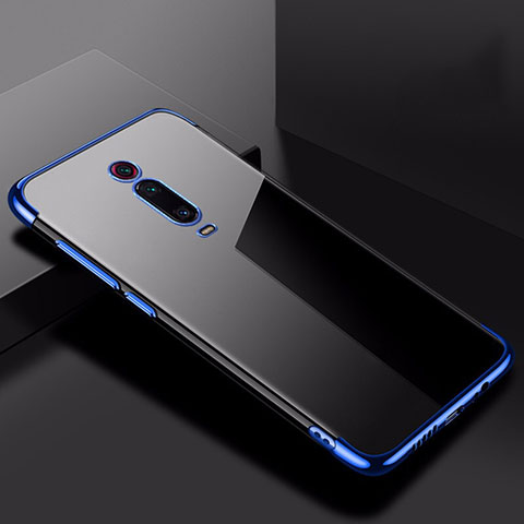 Coque Ultra Fine TPU Souple Housse Etui Transparente H02 pour Xiaomi Mi 9T Bleu