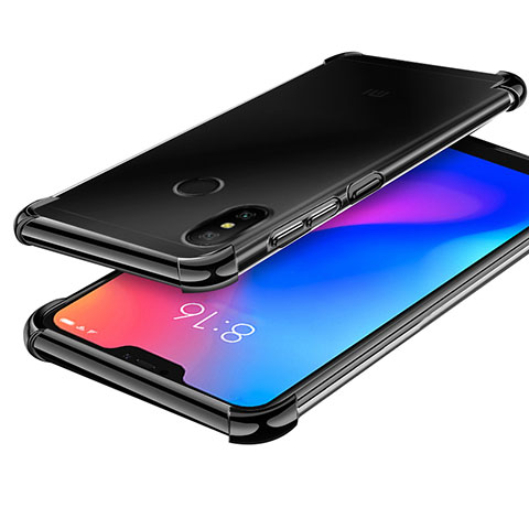 Coque Ultra Fine TPU Souple Housse Etui Transparente H02 pour Xiaomi Mi A2 Lite Noir