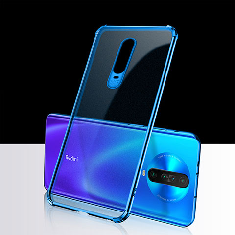 Coque Ultra Fine TPU Souple Housse Etui Transparente H02 pour Xiaomi Poco X2 Bleu