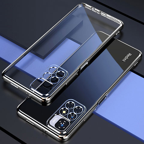 Coque Ultra Fine TPU Souple Housse Etui Transparente H02 pour Xiaomi Redmi 10 4G Argent