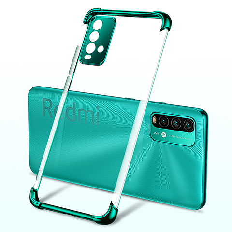 Coque Ultra Fine TPU Souple Housse Etui Transparente H02 pour Xiaomi Redmi 9T 4G Vert