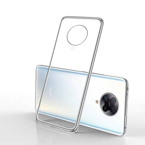Coque Ultra Fine TPU Souple Housse Etui Transparente H02 pour Xiaomi Redmi K30 Pro Zoom Argent