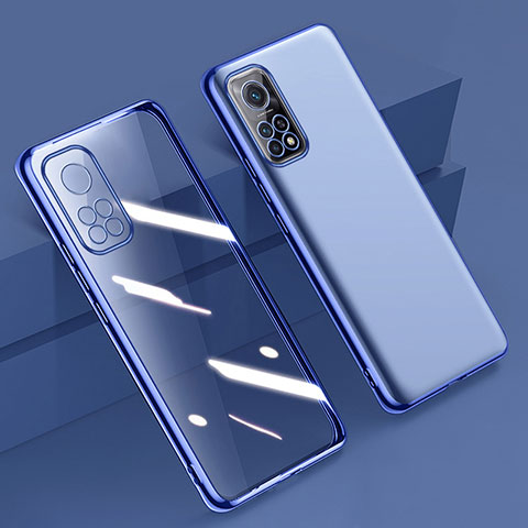 Coque Ultra Fine TPU Souple Housse Etui Transparente H02 pour Xiaomi Redmi Note 11S 4G Bleu