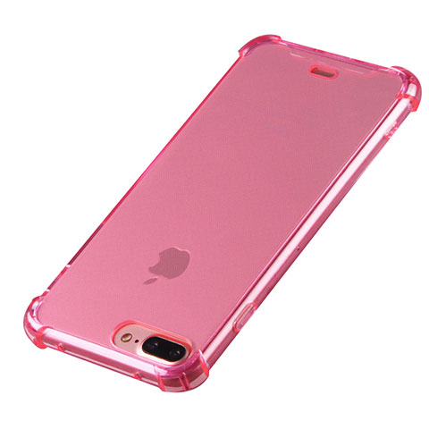 Coque Ultra Fine TPU Souple Housse Etui Transparente H03 pour Apple iPhone 7 Plus Rose