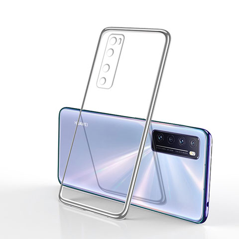 Coque Ultra Fine TPU Souple Housse Etui Transparente H03 pour Huawei Nova 7 5G Argent