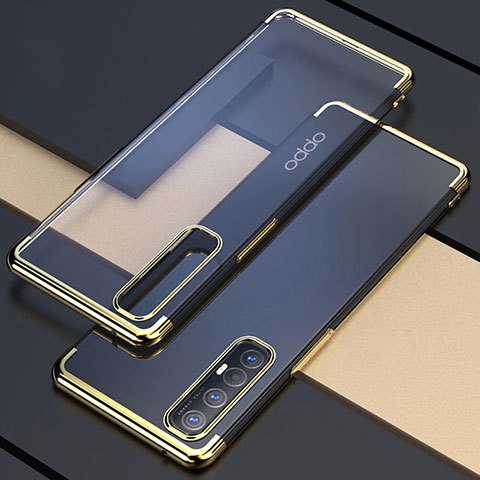 Coque Ultra Fine TPU Souple Housse Etui Transparente H03 pour Oppo Find X2 Neo Or