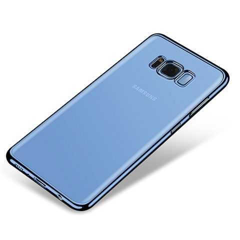 Coque Ultra Fine TPU Souple Housse Etui Transparente H03 pour Samsung Galaxy S8 Bleu