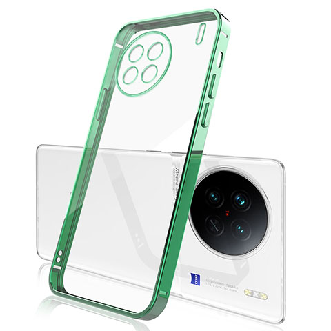 Coque Ultra Fine TPU Souple Housse Etui Transparente H03 pour Vivo X90 Pro 5G Vert