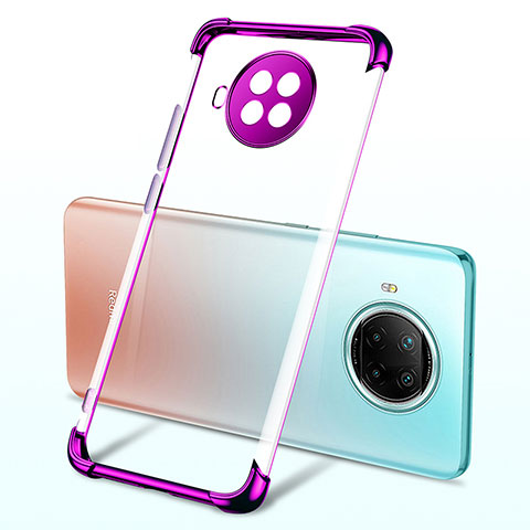 Coque Ultra Fine TPU Souple Housse Etui Transparente H03 pour Xiaomi Mi 10i 5G Violet