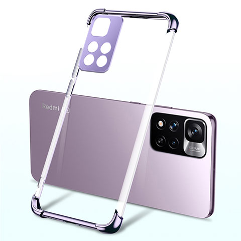 Coque Ultra Fine TPU Souple Housse Etui Transparente H03 pour Xiaomi Mi 11i 5G (2022) Violet