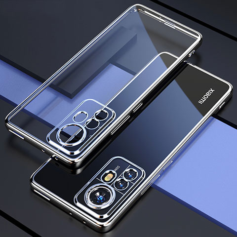 Coque Ultra Fine TPU Souple Housse Etui Transparente H03 pour Xiaomi Mi 12 5G Argent